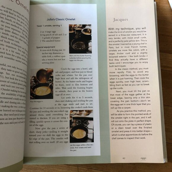 Julia and Jacques Cooking at Home by Julia Child & J. Pepin Cookbook Hardcover - Picture 6 of 12